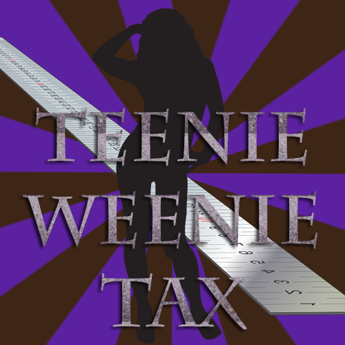Teenie Weenie Tax Button